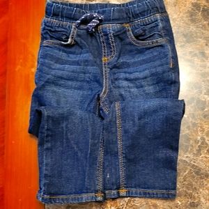2T Dark Blue Drawstring Jeans